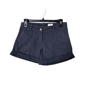 Crewcuts Girls Chino Shorts Size 14 Classic Preppy Academia Navy Blue